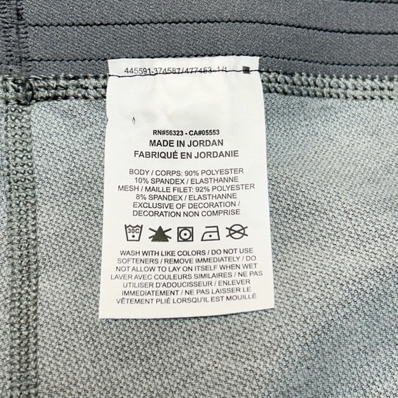 Nike Pro Compression Tights Men Size XXL Gray Dri-Fit NikeFit Lightweight - Picture 3 of 4